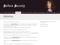 Publications - Selden Society