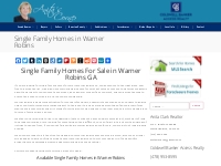 Single Family Homes in Warner Robins