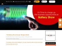 The Battery Show Europe 2024 | Exhibition Stand Design Builder