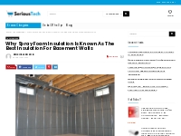 Why Spray Foam Insulation Is Known As The Best Insulation For Basement