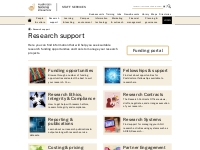 Research support - Staff Services - ANU
