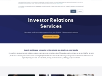 Investor Relations   Financial PR Communications Services | Business W