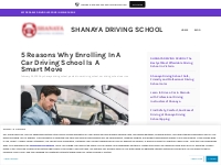 5 Reasons Why Enrolling In A Car Driving School Is A Smart Move   Shan