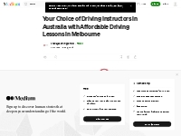 Your Choice of Driving Instructors in Australia with Affordable Drivin