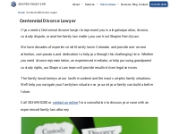 Centennial Divorce Lawyer - Shapiro Family Law