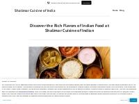 Discover the Rich Flavors of Indian Food at Shalimar Cuisine of Indian