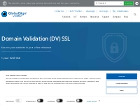 Domain Validated (DV) SSL | Fast SSL Certificate from GlobalSign