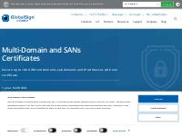 Multi-Domain SSL - SSL   Digital Certificates by GlobalSign