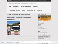 Learn to drive in Shrewsbury - Shrewsbury Driving School