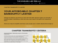#1Long Island Chapter 7 Lawyer   Attorney | THE SICURANZA LAW FIRM, LL