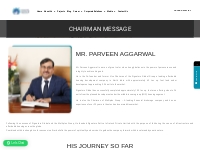 Mr.Praveen Aggarwal-Chairman Signature Sattva