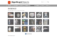 EVIDENCE | Significant Objects