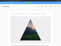 Shapes Now Included in the SiteOrigin Image Widget - SiteOrigin