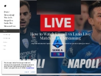 [Now~ Streaming] W.a.t.c.h. Empoli vs Lazio live Stream Free