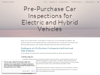 Heather F. Munoz - Pre-Purchase Car Inspections for Electric and Hybri