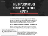 Luis J. McManis - The Importance of Vitamin D for Bone Health