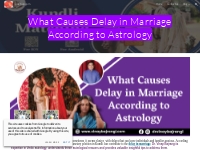 pachangam - What Causes Delay in Marriage According to Astrology