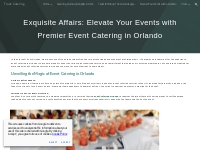 Truck Catering - Exquisite Affairs: Elevate Your Events with Premier E