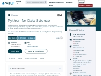 Python for Data Science Course - SkillUp Online