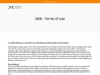      SBB - Terms of Use   SmartBackBrace