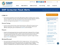 SMP Consumer Fraud Alerts - Senior Medicare Patrol