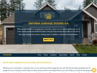 Smyrna GA Garage Doors: Replacement & Installations Services