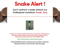 Snake-Alert.co.za   Every household should have a Snake Tong