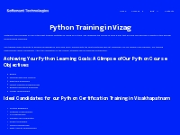 Softenant | Best Python Training Institute in Vizag