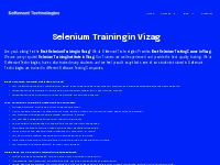 Softenant | Selenium Training Institute in Vizag