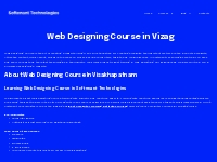 Softenant | Web Designing Training in Vizag