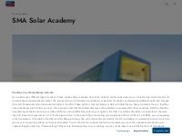 SMA Solar Academy | Be a solar expert | SMA Solar Academy