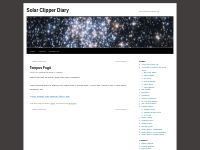  Tempus Fugit | Solar Clipper Diary