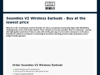 Soundlex V2 Wireless Earbuds 🏷️ 65% Discount - Official Site