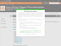 SourceForge Support / Documentation / Docs Home