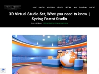 3D Virtual Studio Set, What you need to know. | Spring Forest Studio