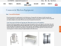 Commercial Kitchen Equipment Manufacturers in Coimbatore