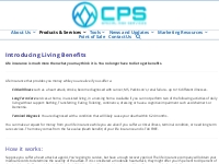 Living Benefits - SRS Inc