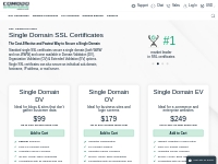 ComodoCA Official Site | Single SSL Certificates