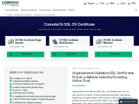 ComodoCA Official Site | TLS/SSL OV SSL Single Domain Certificates