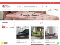 Buy 2 Seater Diwan Online and Get up to 70% Off