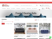 Buy Foam 3 Seater Sofa Online