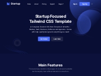 Startup Tailwind CSS Template