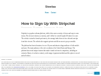 How to Sign Up With Stripchat   Steelaa
