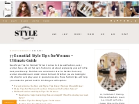 77 Essential Style Tips for Women - Ultimate Guide | Online Personal S