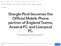 Pixel Partners with The FA, Arsenal   Liverpool - Google Store