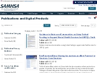 SAMHSA Publications and Digital Products