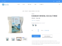 Baraka Mineral Sea Salt Rinse