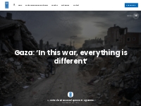 Gaza: ‘In this war, everything is different’ by United Nations Develop