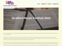 Stratford Music Festival   Supporting Music in Stratford-on-Avon