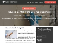 Stucco The Springs: Stucco Contractors Colorado Springs.